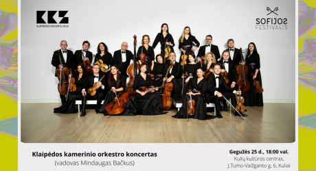 Klaipėdos kamerinio orkestro koncertas 